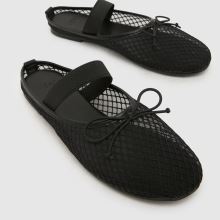 schuh Linnet Backless Mesh Ballerina in Black schuh Linnet Backless Mesh Ballerina,3 of 4