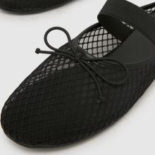 schuh Linnet Backless Mesh Ballerina in Black schuh Linnet Backless Mesh Ballerina,4 of 4