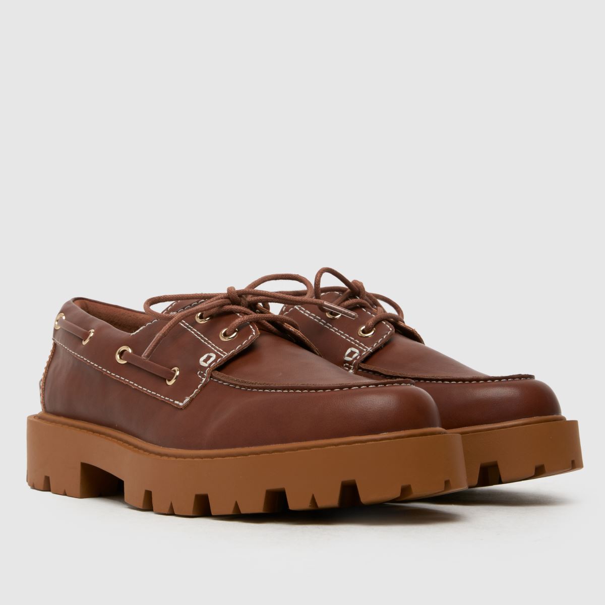 schuh Leora Boat in Tan schuh Leora Boat 3