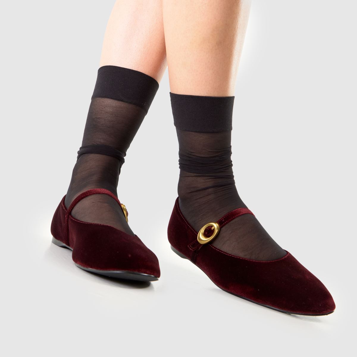 schuh Lune Ballerina in Burgundy schuh Lune Ballerina 8