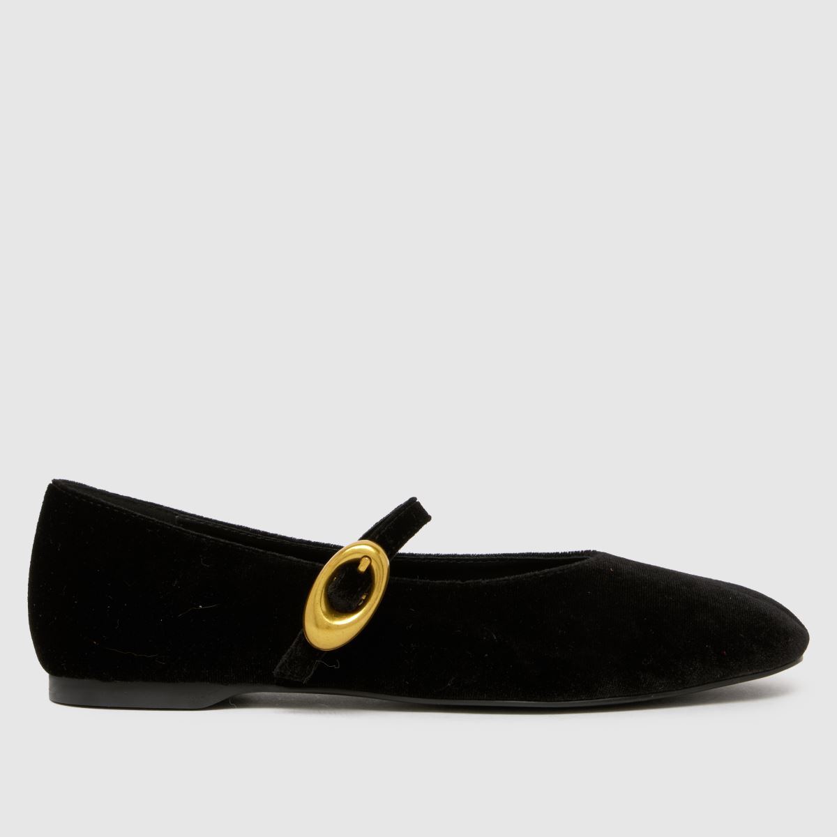 schuh Lune Ballerina Flats in Black