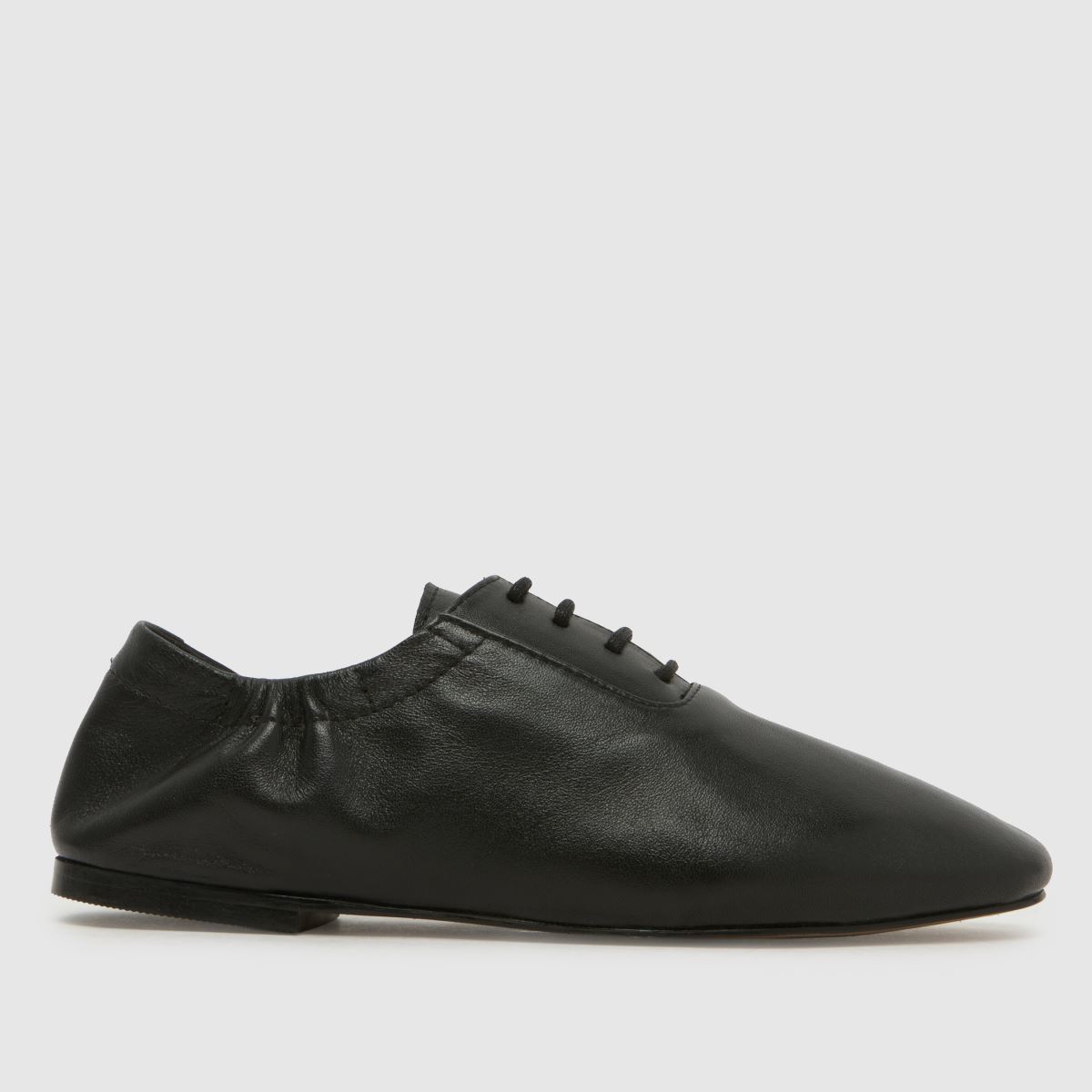 schuh Linear Leather Lace Up in Black schuh Linear Leather Lace Up