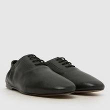 schuh Linear Leather Lace Up in Black schuh Linear Leather Lace Up,2 of 4