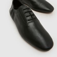 schuh Linear Leather Lace Up in Black schuh Linear Leather Lace Up,3 of 4