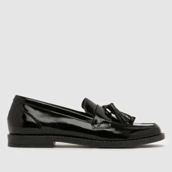 schuh Schwarz Lima Leather Tassel Loafer Damen Flats