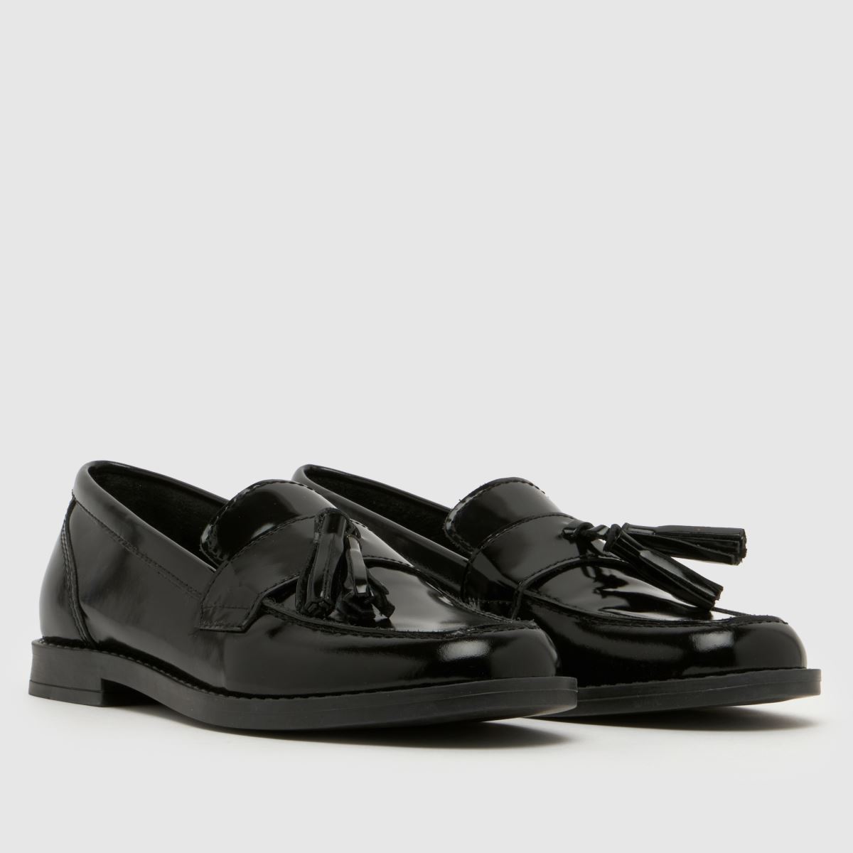 schuh Lima Leather Tassel Loafer in Black schuh Lima Leather Tassel Loafer 3