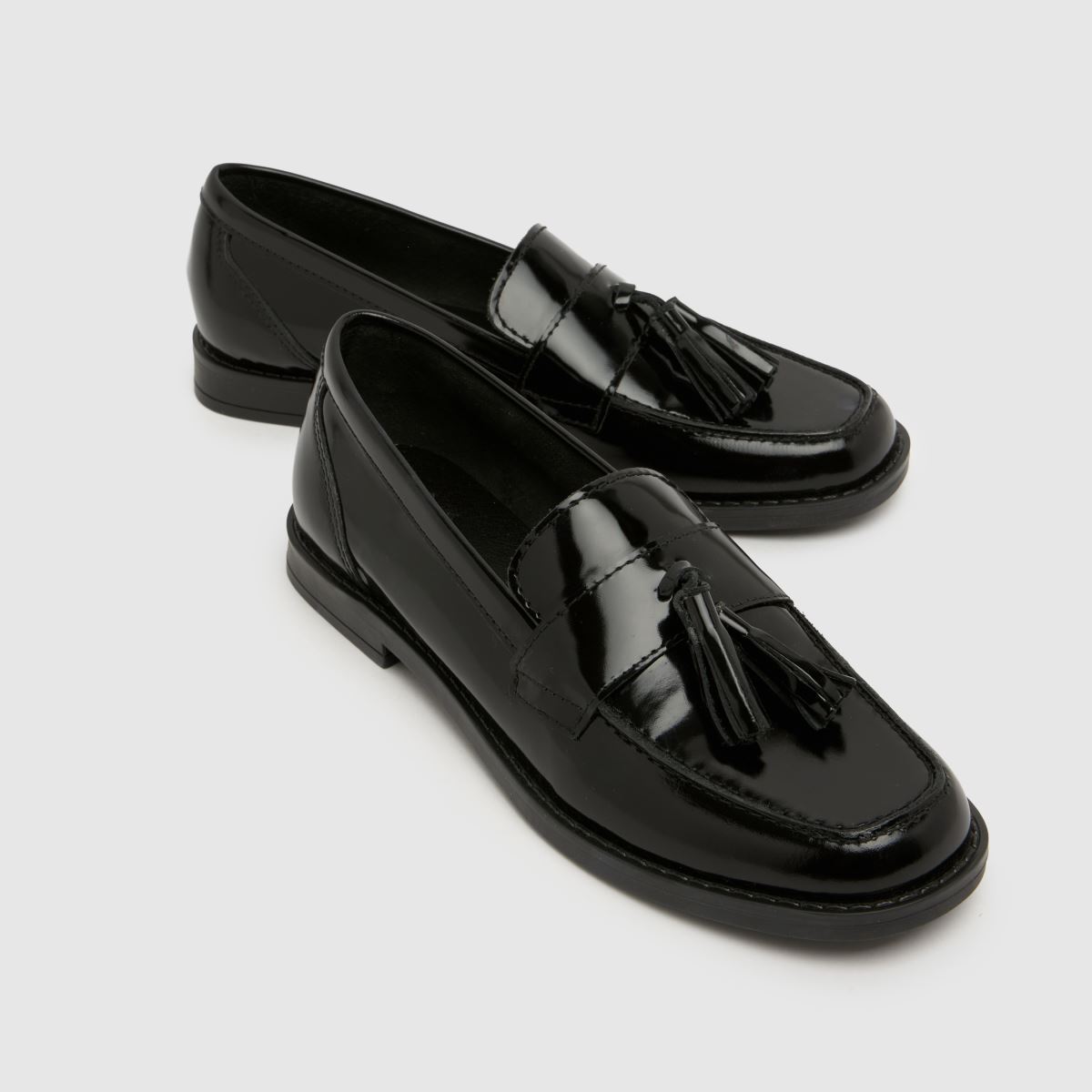 schuh Lima Leather Tassel Loafer in Black schuh Lima Leather Tassel Loafer 4