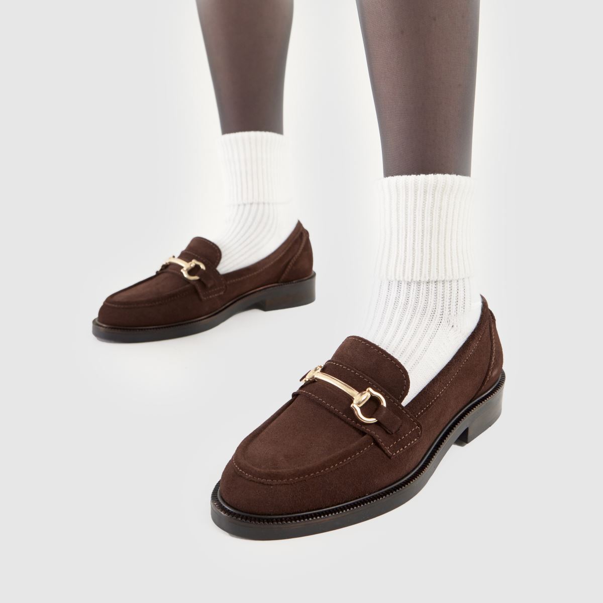 schuh Lori Suede Snaffle Loafer in Brown schuh Lori Suede Snaffle Loafer 8