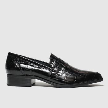 schuh black narrative flat shoes schuh black narrative flat shoes