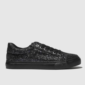 schuh black glitterati trainers schuh black glitterati trainers