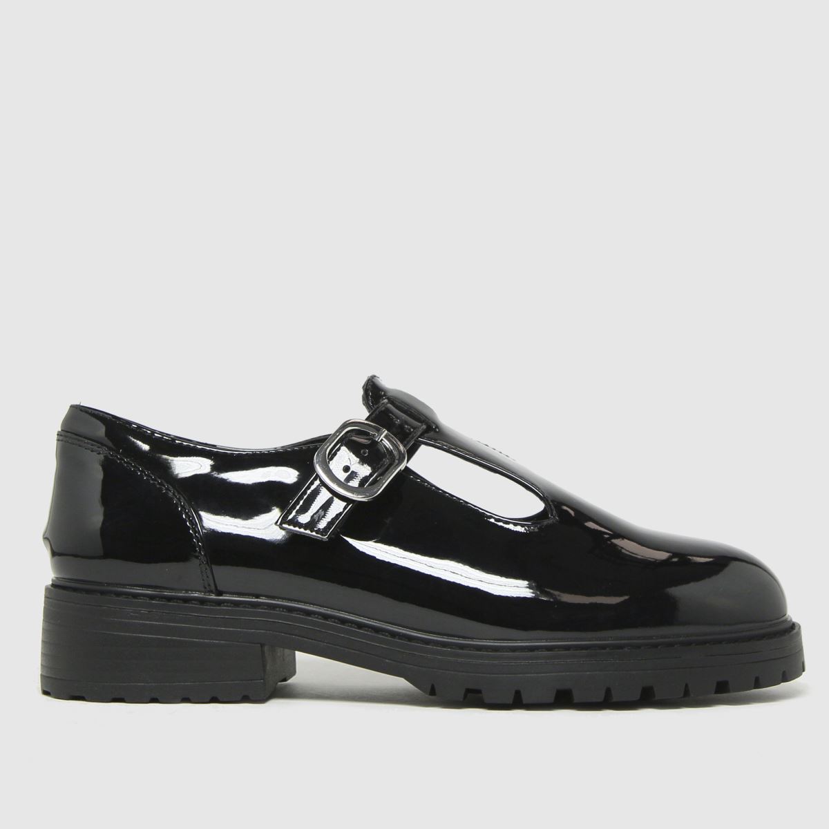 Womens Black schuh Prairie 2 Flat Shoes | schuh