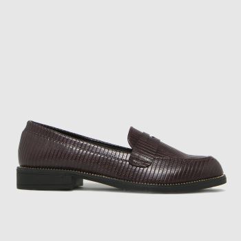 schuh burgundy lucy stud detail flat shoes schuh burgundy lucy stud detail flat shoes