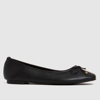 schuh black libet square toe ballerina flat shoes schuh black libet square toe ballerina flat shoes