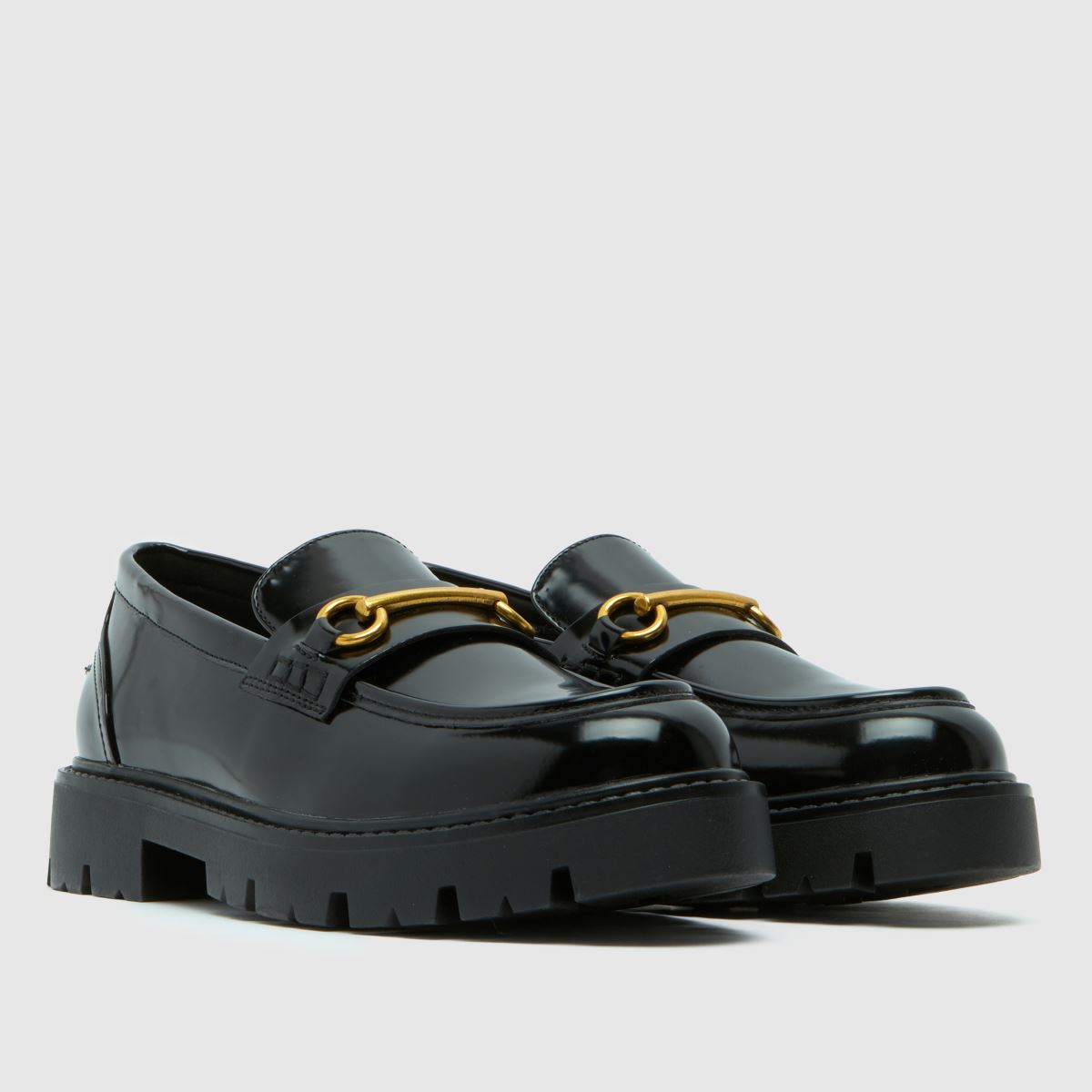 schuh Wide Fit Lex Snaffle Loafer in Black schuh Lex Snaffle Loafer 3