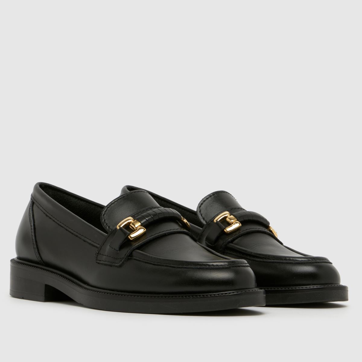 schuh Lucca Leather Snaffle Loafer in Black schuh Lucca Leather Snaffle Loafer 3