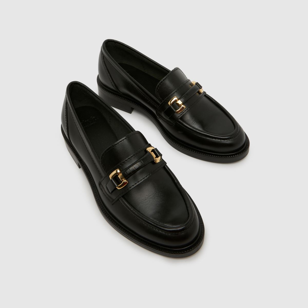 schuh Lucca Leather Snaffle Loafer in Black schuh Lucca Leather Snaffle Loafer 4