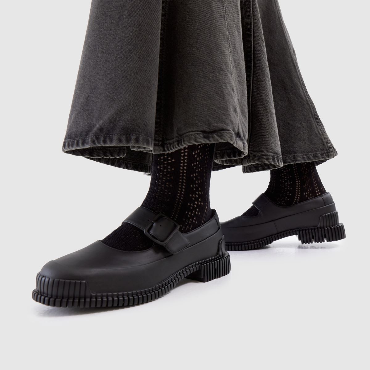 CAMPER Pix Heeled Mary Jane in Black CAMPER Pix Heeled Mary Jane 8
