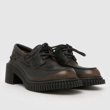 CAMPER Pix London Heeled Boat in Dark Brown CAMPER Pix London Heeled Boat,2 of 4