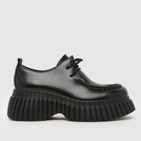 Womens Black CAMPER Pix BCN Apron Flat Shoes | schuh