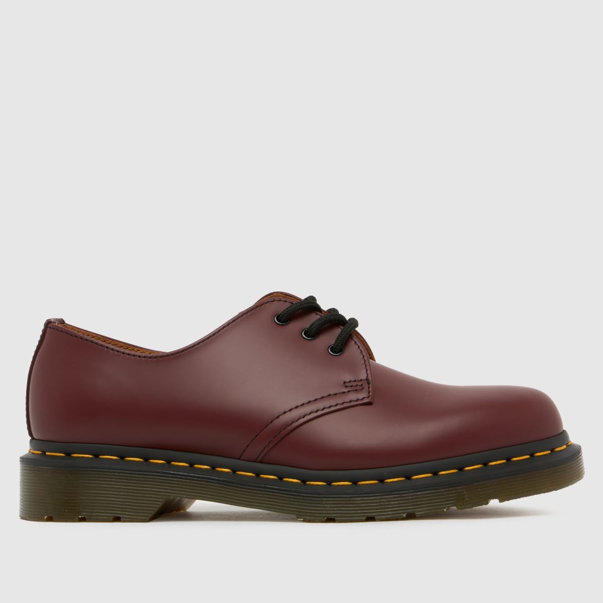 Dr. Martens Women's 1461 Flats in Burgundy, Leather, Size: 3