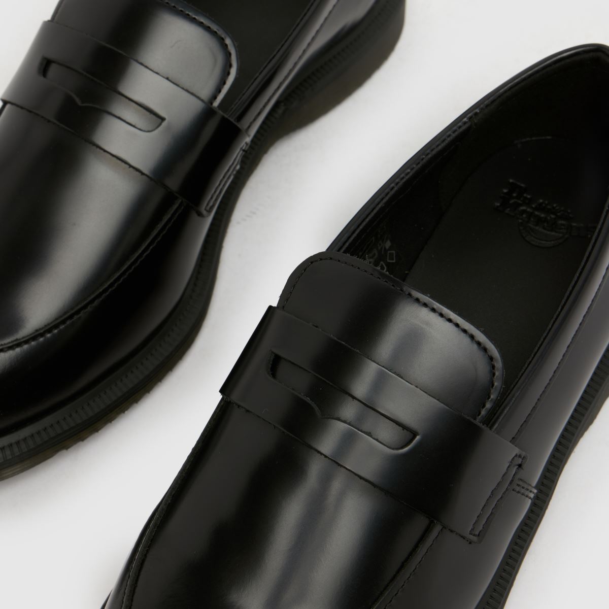 Womens Black Dr Martens Temara Loafer Flat Shoes schuh