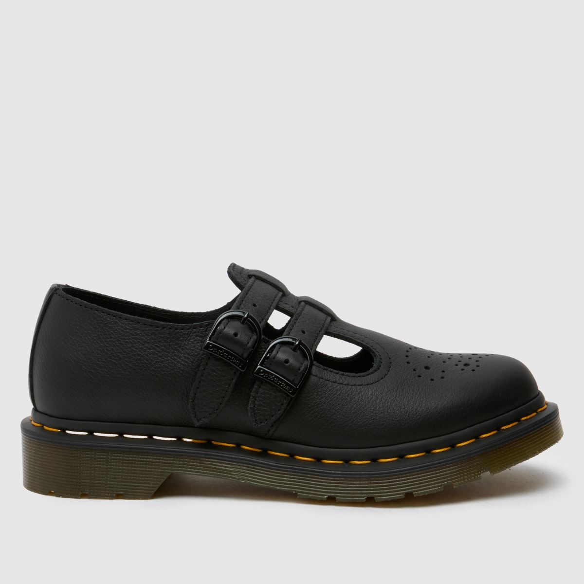 Dr. Martens Women's 8065 Mary Jane Flats in Black, Leather, Size: 4