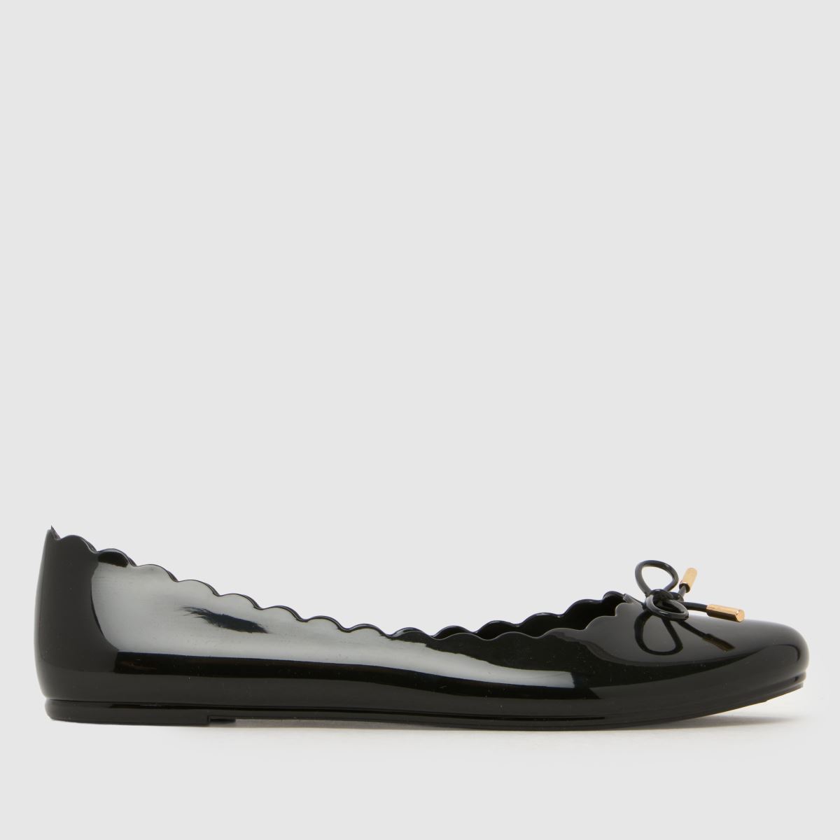 JUJU JELLIES Scallop Bow Ballerina in Black JUJU JELLIES Scallop Bow Ballerina
