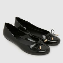 JUJU JELLIES Scallop Bow Ballerina in Black JUJU JELLIES Scallop Bow Ballerina,2 of 4
