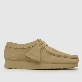 Clarks Originals Beige Wallabee Lite Womens Flats