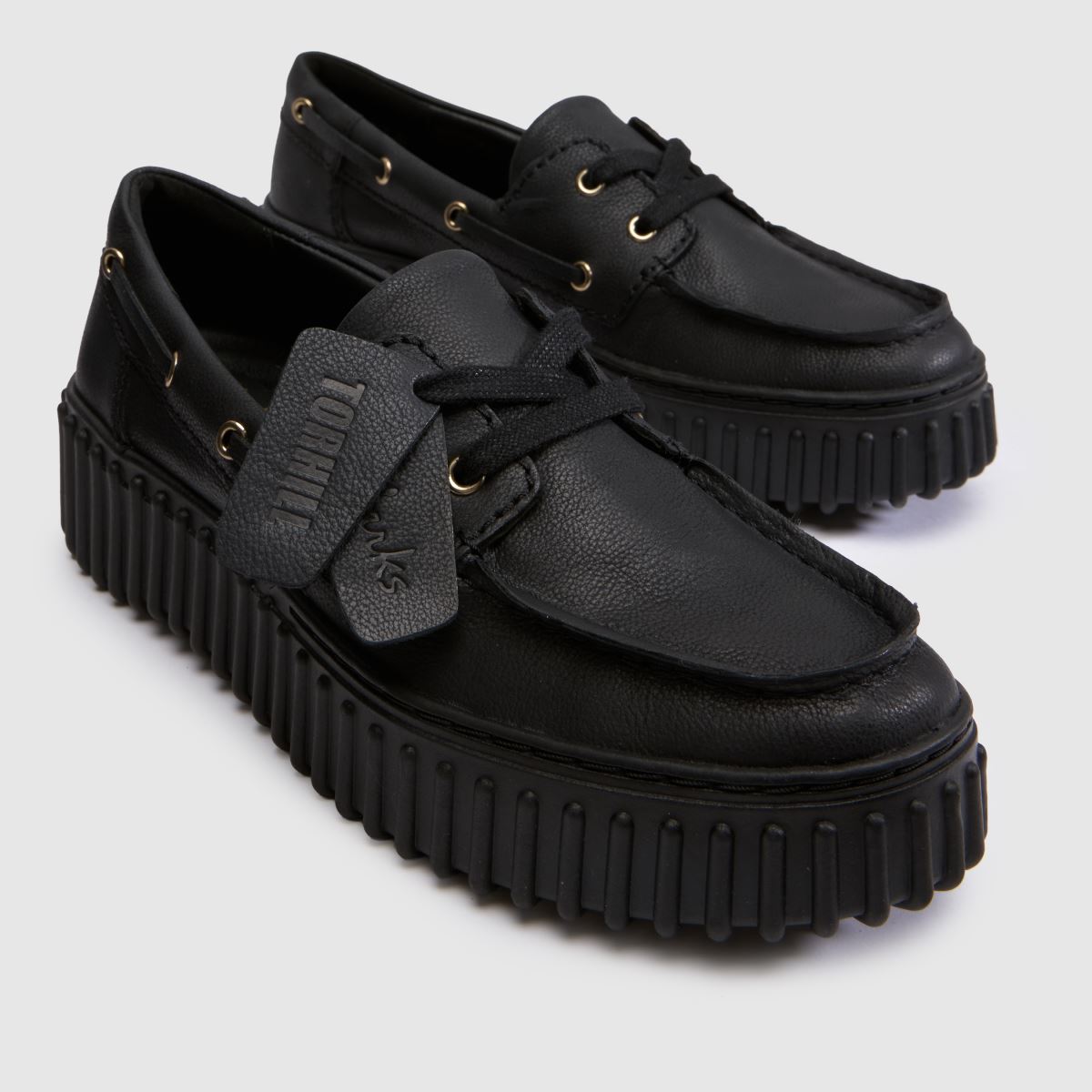 Clarks Torhill Boat in Black Clarks Torhill Boat 4