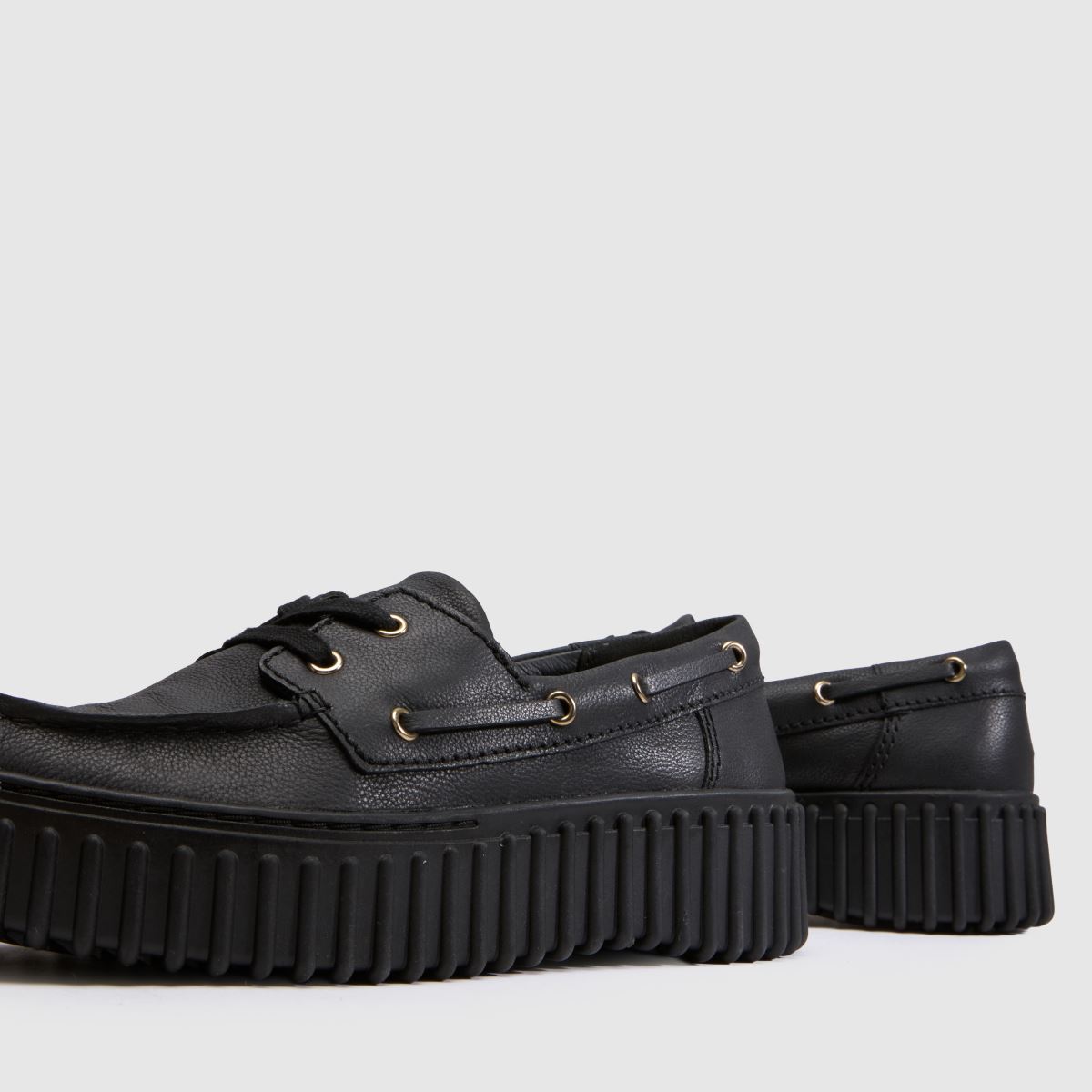 Clarks Torhill Boat in Black Clarks Torhill Boat 7