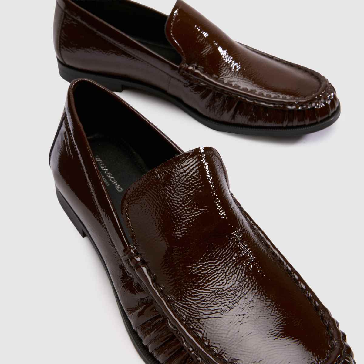 Vagabond Shoemakers Brandi Ruched Loafer in Brown Vagabond Shoemakers Brandi Ruched Loafer 4