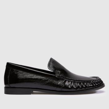 Vagabond Shoemakers Black Brandi Ruched Loafer Womens Flats