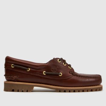 Timberland Burgundy Authentic Boat Womens Flats