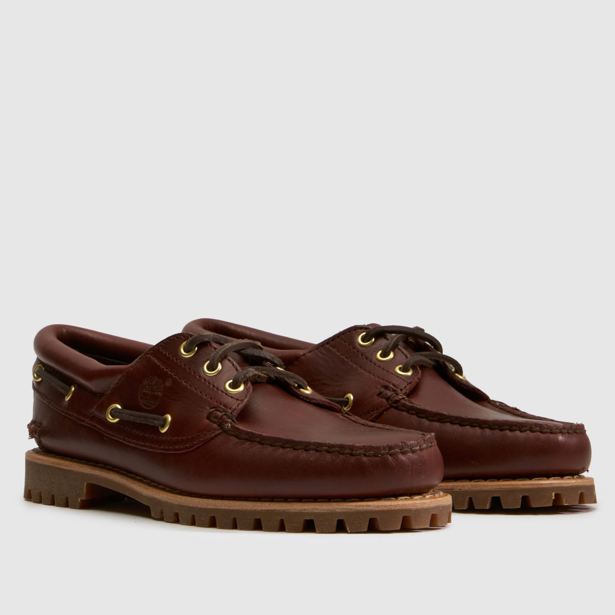 Timberland Authentic Boat in Burgundy Timberland Authentic Boat 3