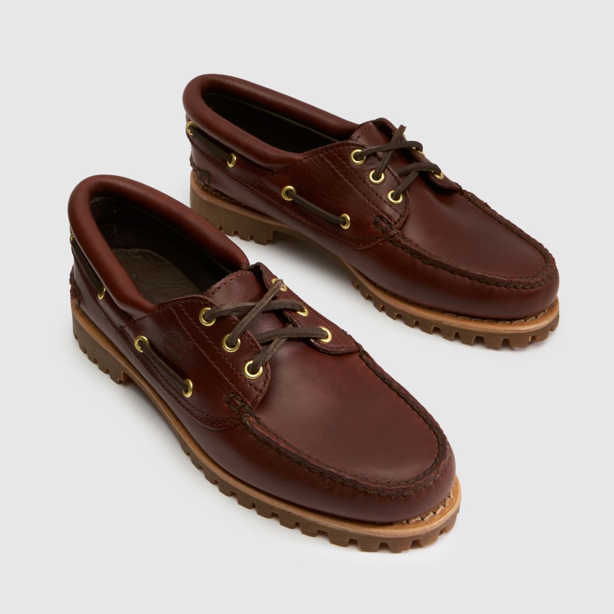 Timberland Authentic Boat in Burgundy Timberland Authentic Boat 4