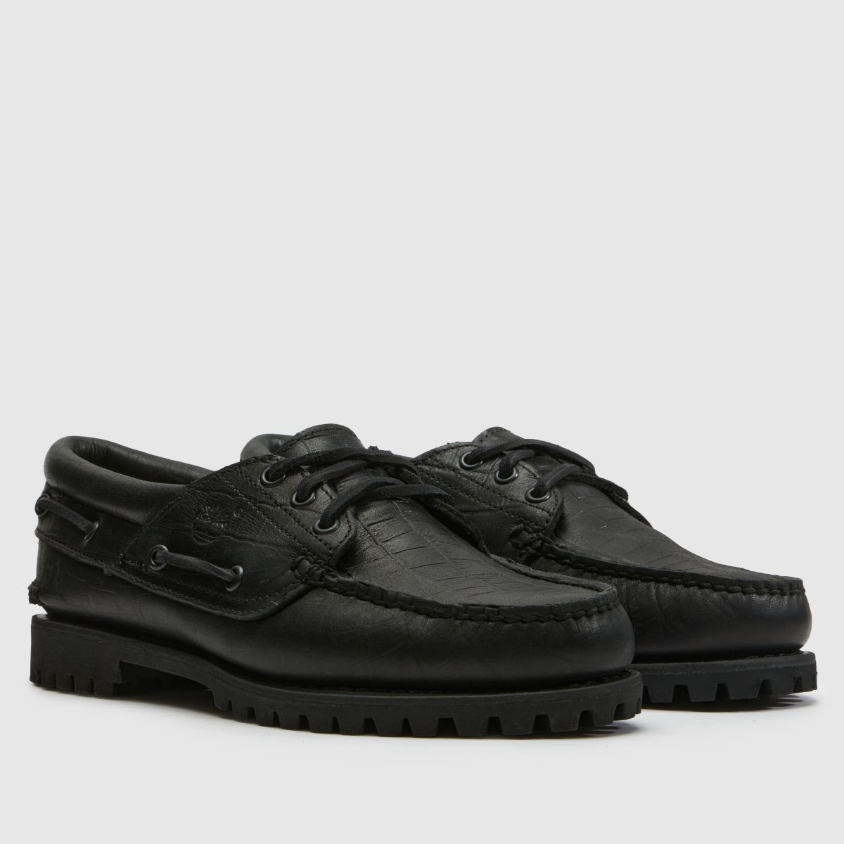 Timberland Authentic Boat in Black Timberland Authentic Boat 3