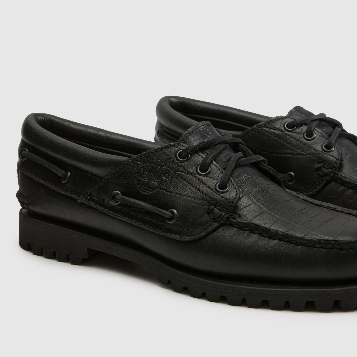 Timberland Authentic Boat in Black Timberland Authentic Boat 4