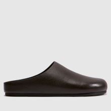 schuh Libra Leather Mule in Brown schuh Libra Leather Mule,1 of 4
