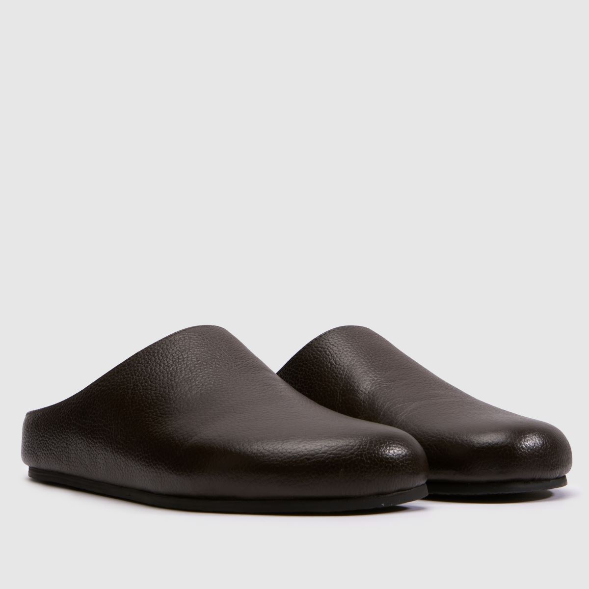 schuh Libra Leather Mule in Brown schuh Libra Leather Mule 3