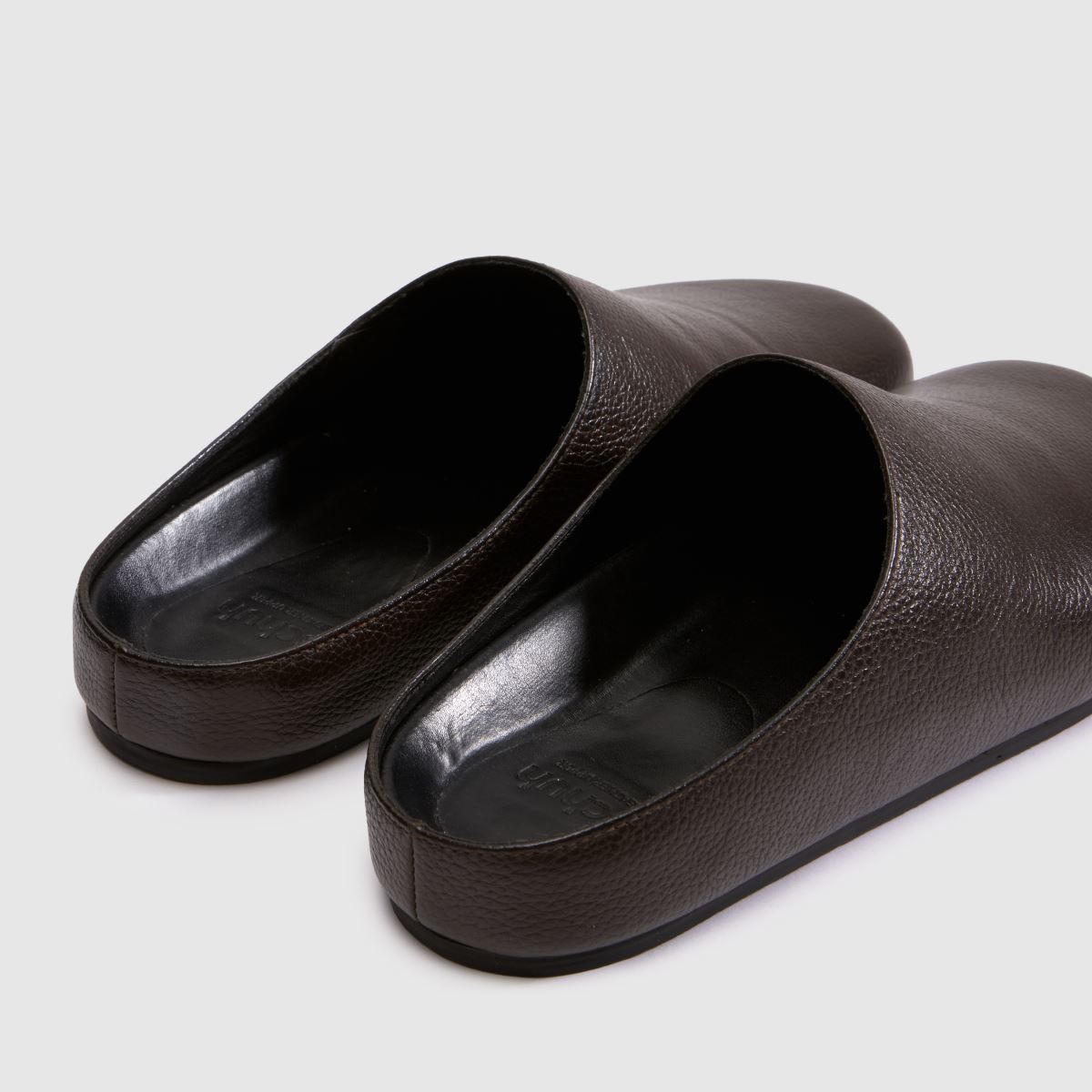 schuh Libra Leather Mule in Brown schuh Libra Leather Mule 7