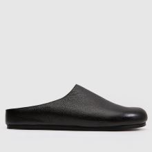 schuh Libra Leather Mule in Black schuh Libra Leather Mule,1 of 4