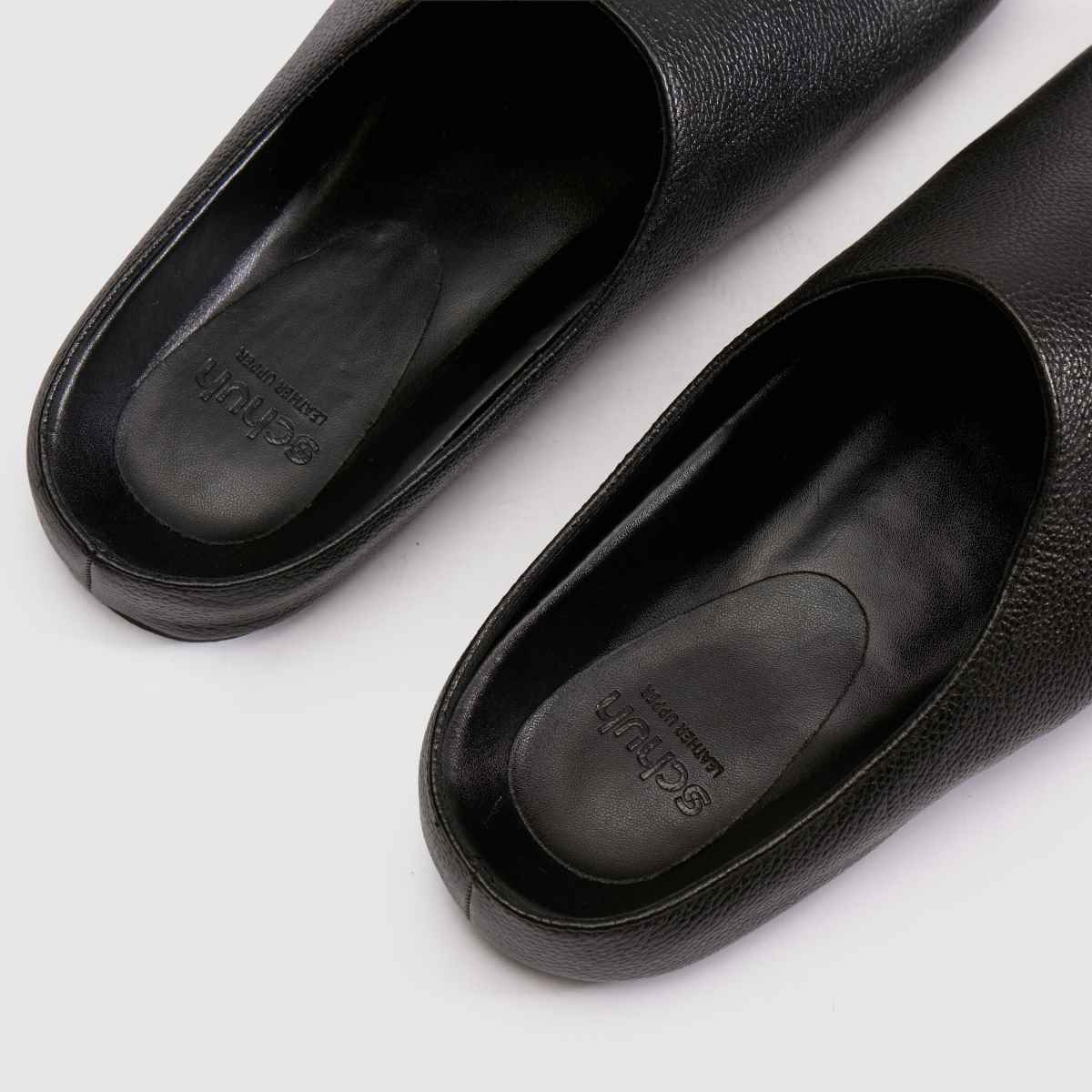 schuh Libra Leather Mule in Black schuh Libra Leather Mule 7