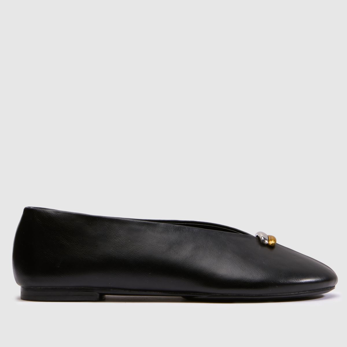schuh Latte Round Toe Ballet in Black schuh Latte Round Toe Ballet 3