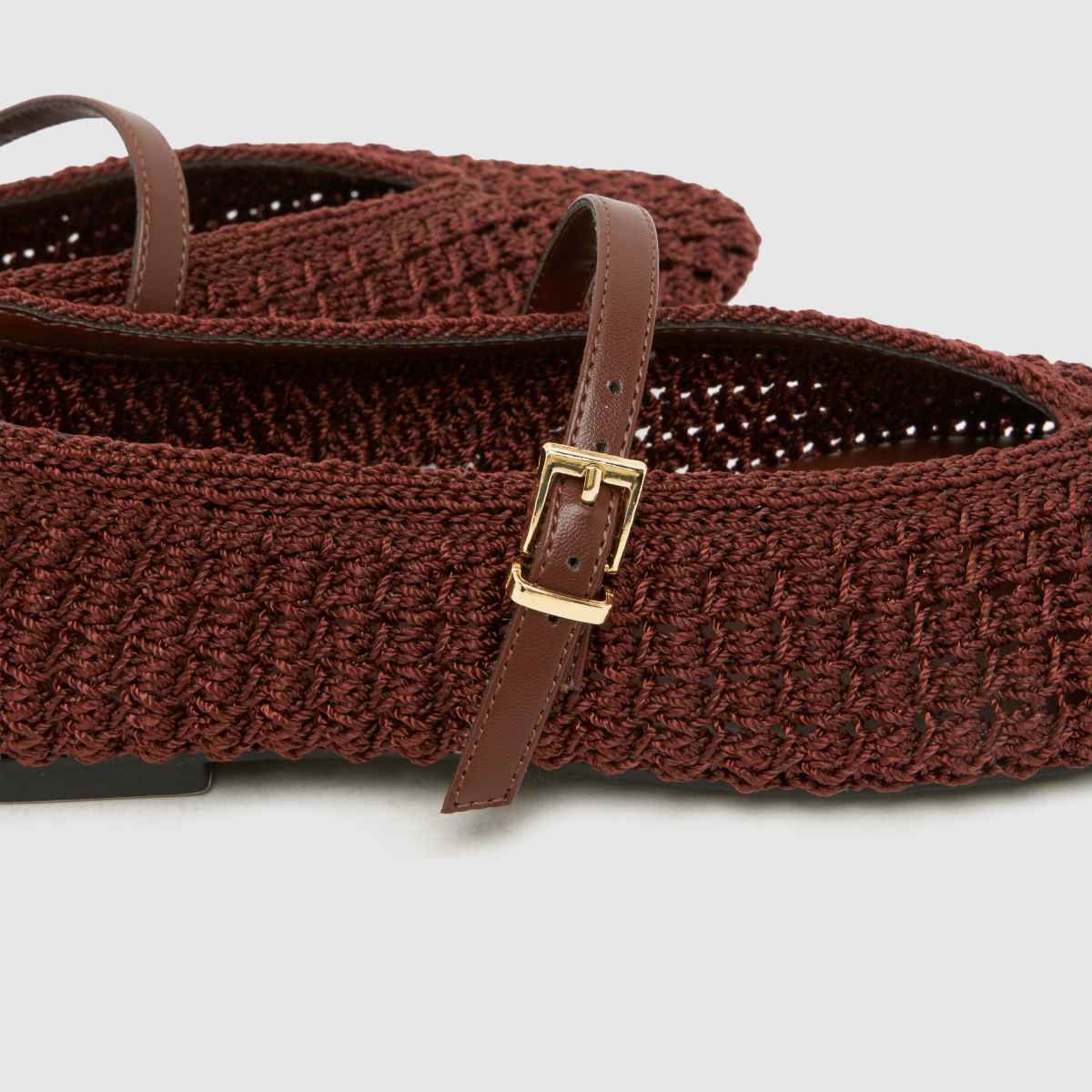 schuh Lisbeth Crochet Ballerina in Brown schuh Lisbeth Crochet Ballerina 7