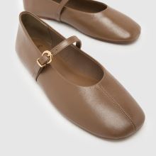 Damen schuh Steingrau London Leather Ballet Flats schuh London Leather Ballet,3 von 4