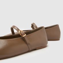 Damen schuh Steingrau London Leather Ballet Flats schuh London Leather Ballet,4 von 4