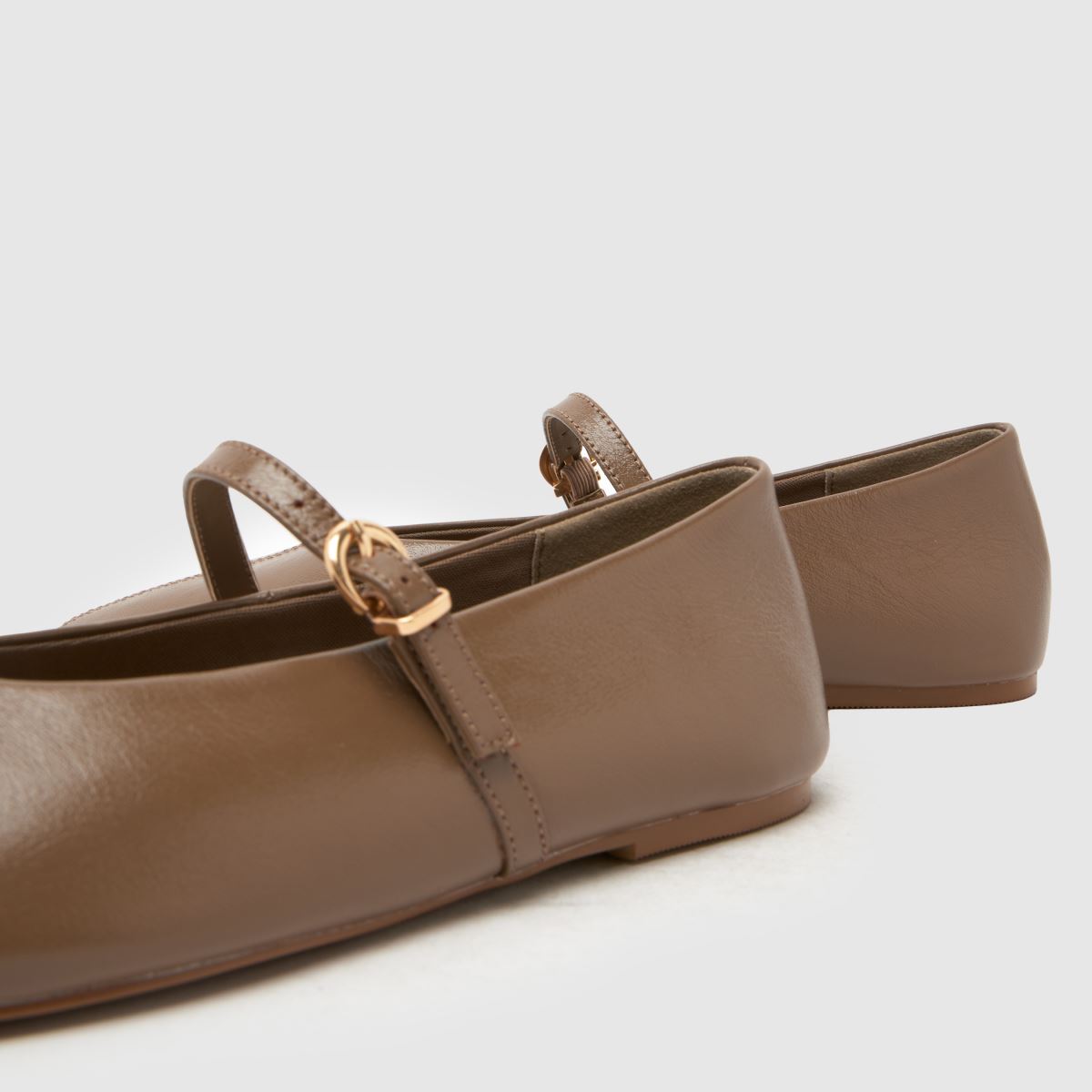 Damen schuh Steingrau London Leather Ballet Flats schuh London Leather Ballet 7