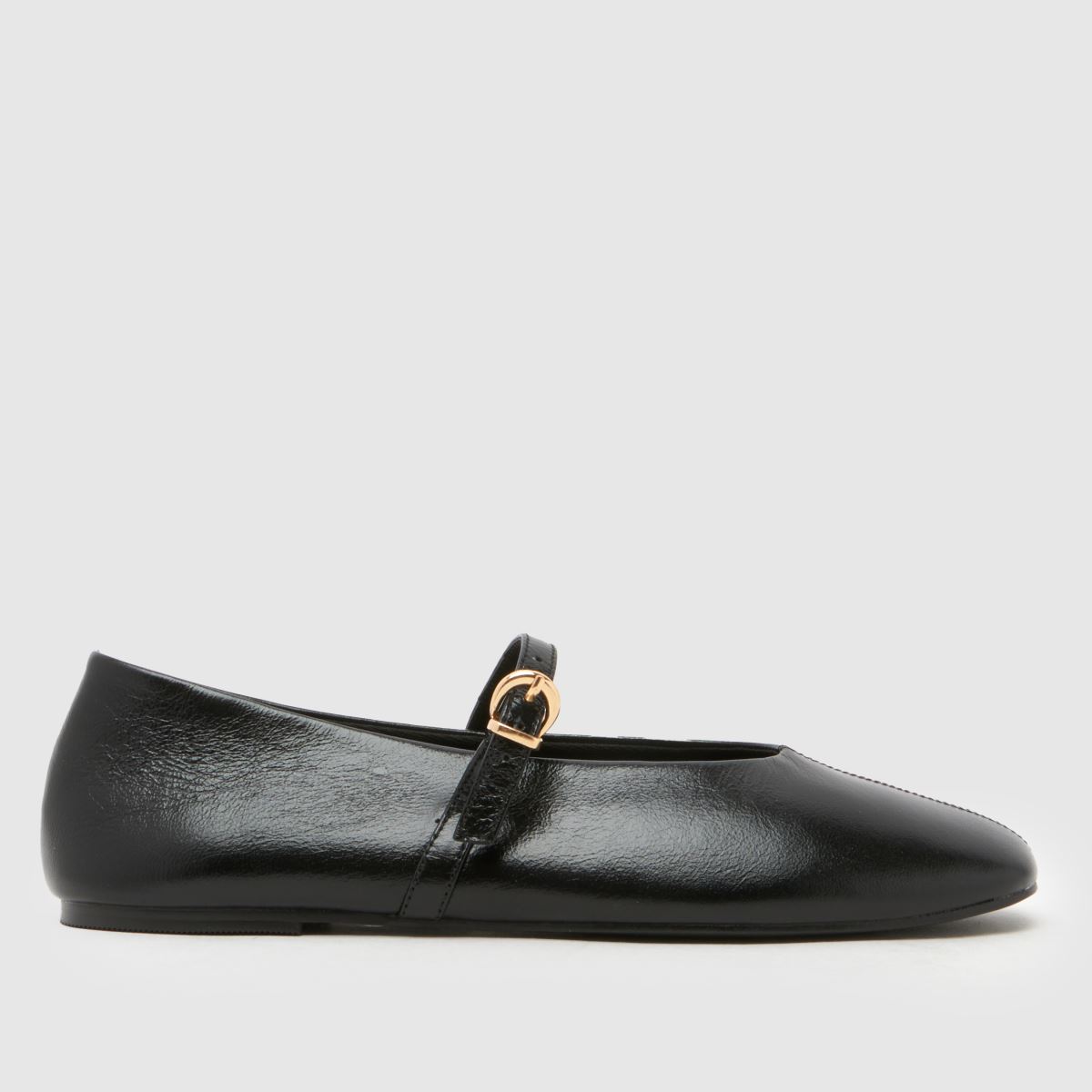 Click to view product details and reviews for Schuh Womens London Ballet Flats In Black Leather Size 6.