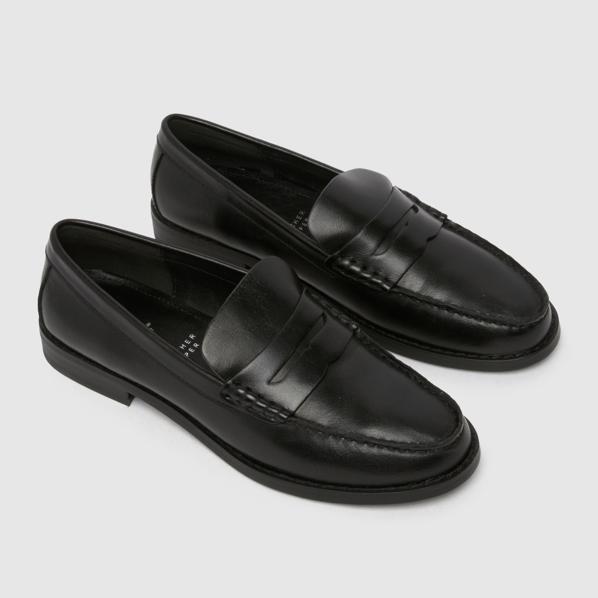 schuh Lillian Penny Loafer in Black schuh Lillian Penny Loafer 4